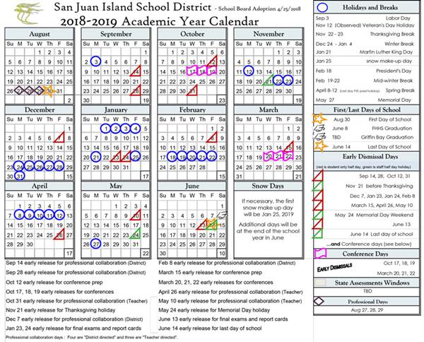 Calendars / SJISD Academic Year Calendars